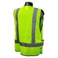 Radians 5-PC-ZR Class 2 Hi Vis Yellow Breakaway Vest