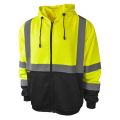 Radians SJ01B-3Z Class 3 Hi Vis Zip-Up Hoodie