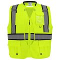 HV High-Visibility GLO-088 "Kitchen Sink" Premium Surveyors Safety Vest